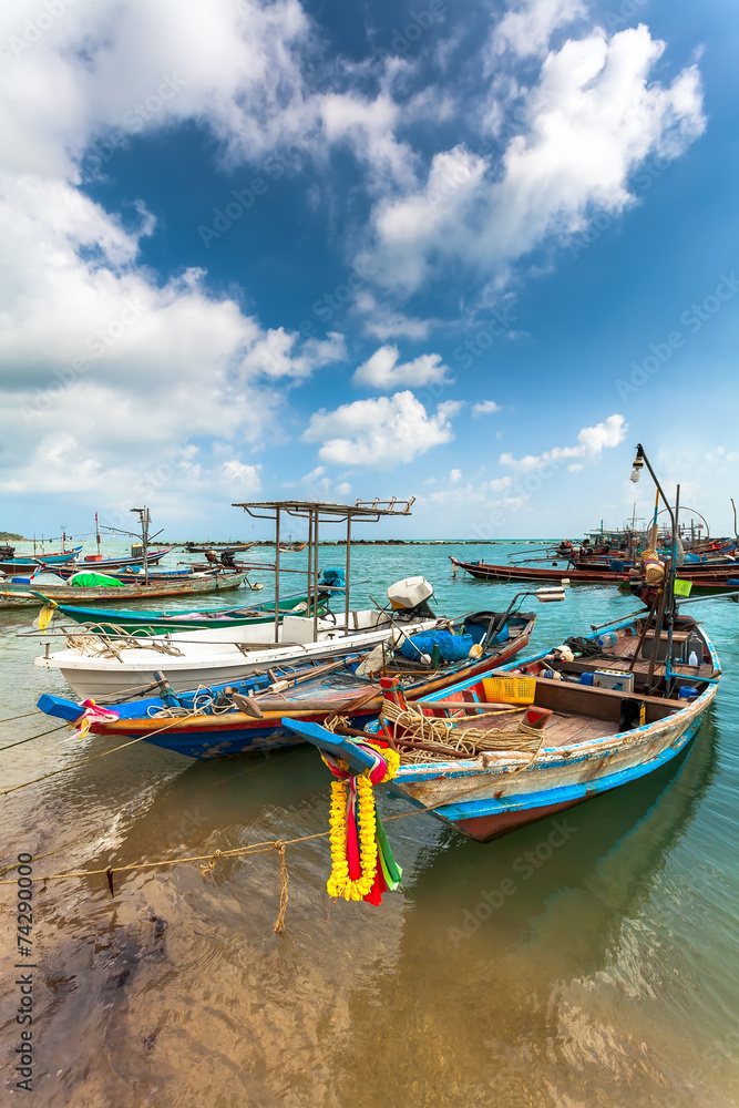Obraz premium fishing boats