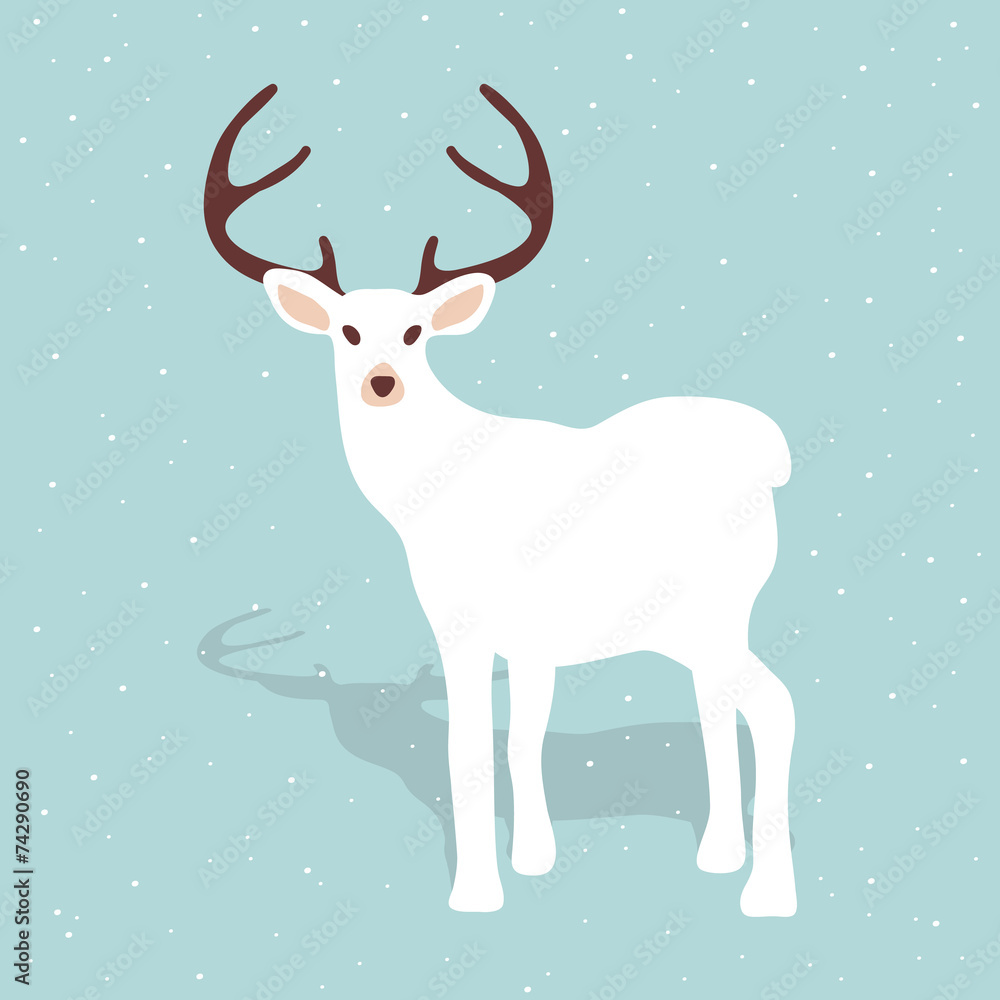 Reindeer illustration Reindeer illustration