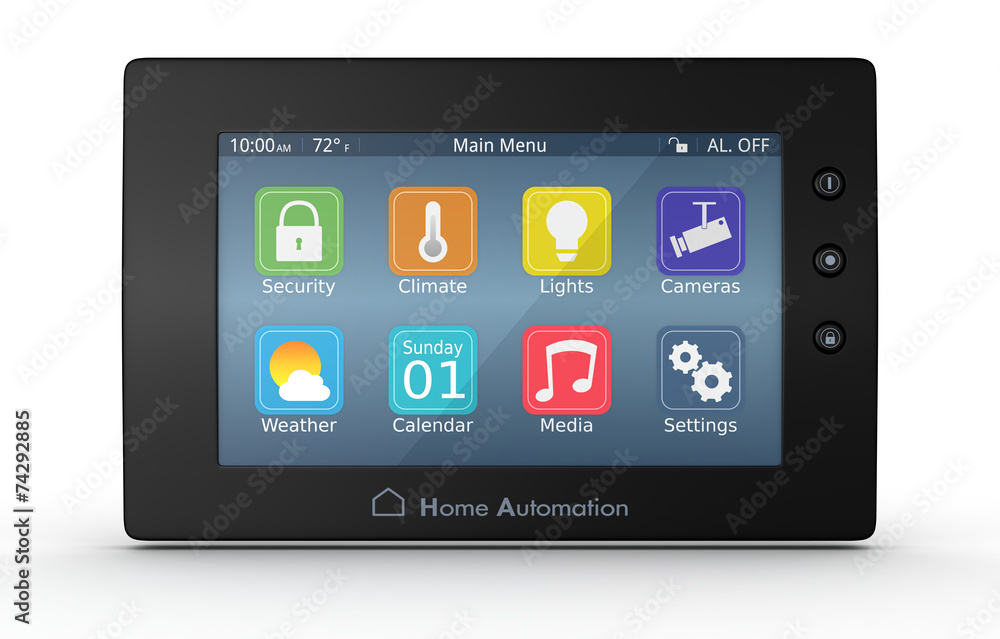 home automation panel home automation panel