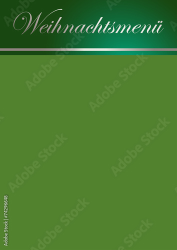 Weihnachtsmenü - HIntergrund