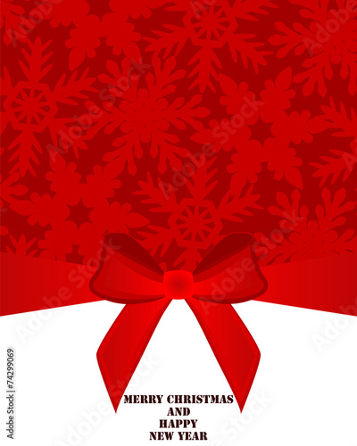 Greeting card for Christmas and New Year