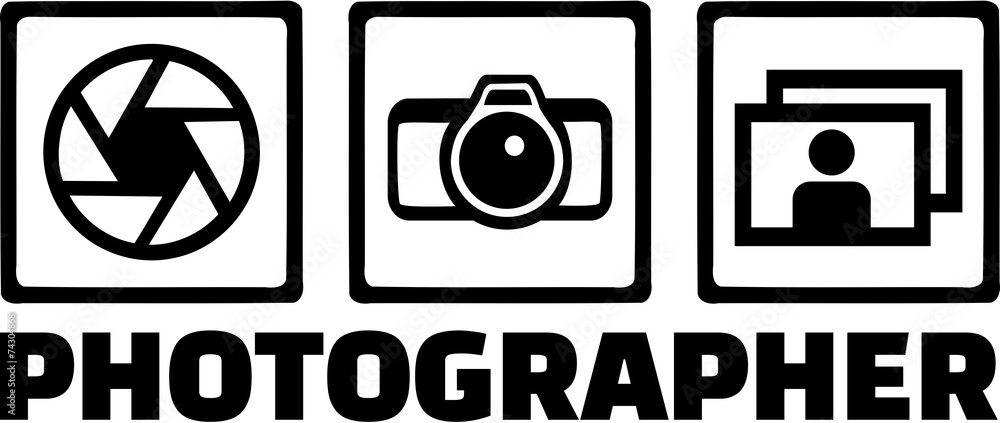Photographer Icons Photographer Icons