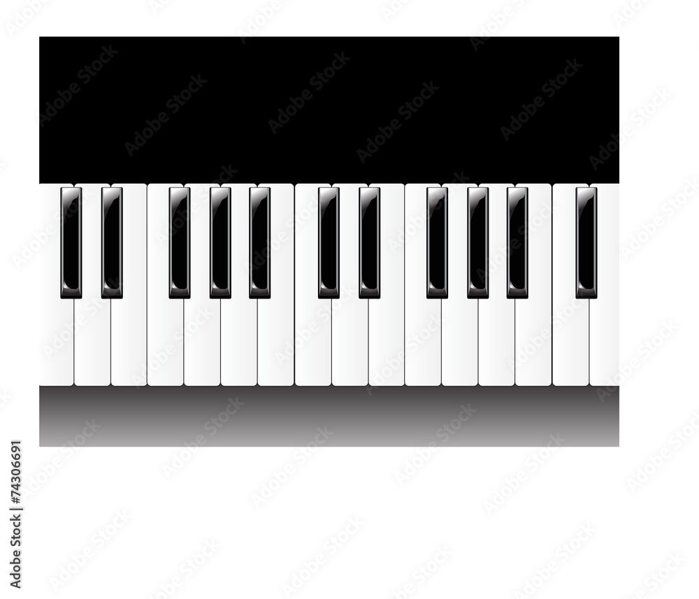 Naklejka premium piano background