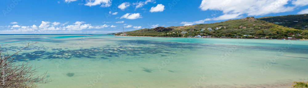 panorama de la baie aux huitres, Rodrigues.