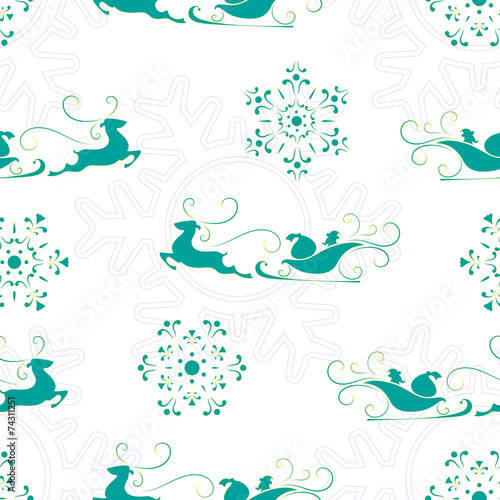 seamless Christmas background   vector illustration