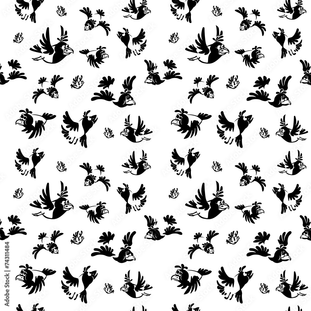 Fototapeta premium crows Set