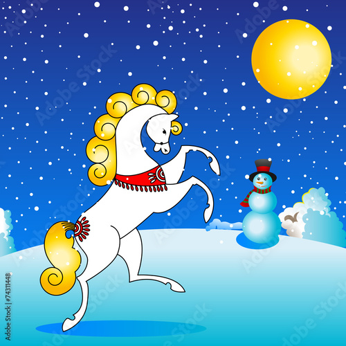 country house winter