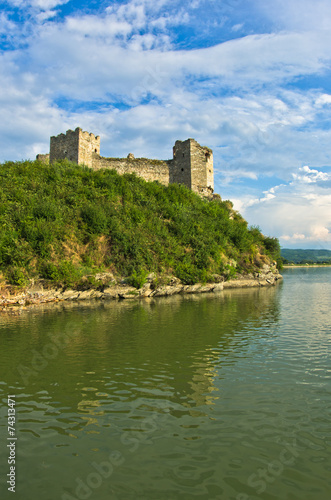 Ruins of old turkish fortress Ram by the river Danube