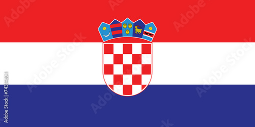 Flag of Croatia photo