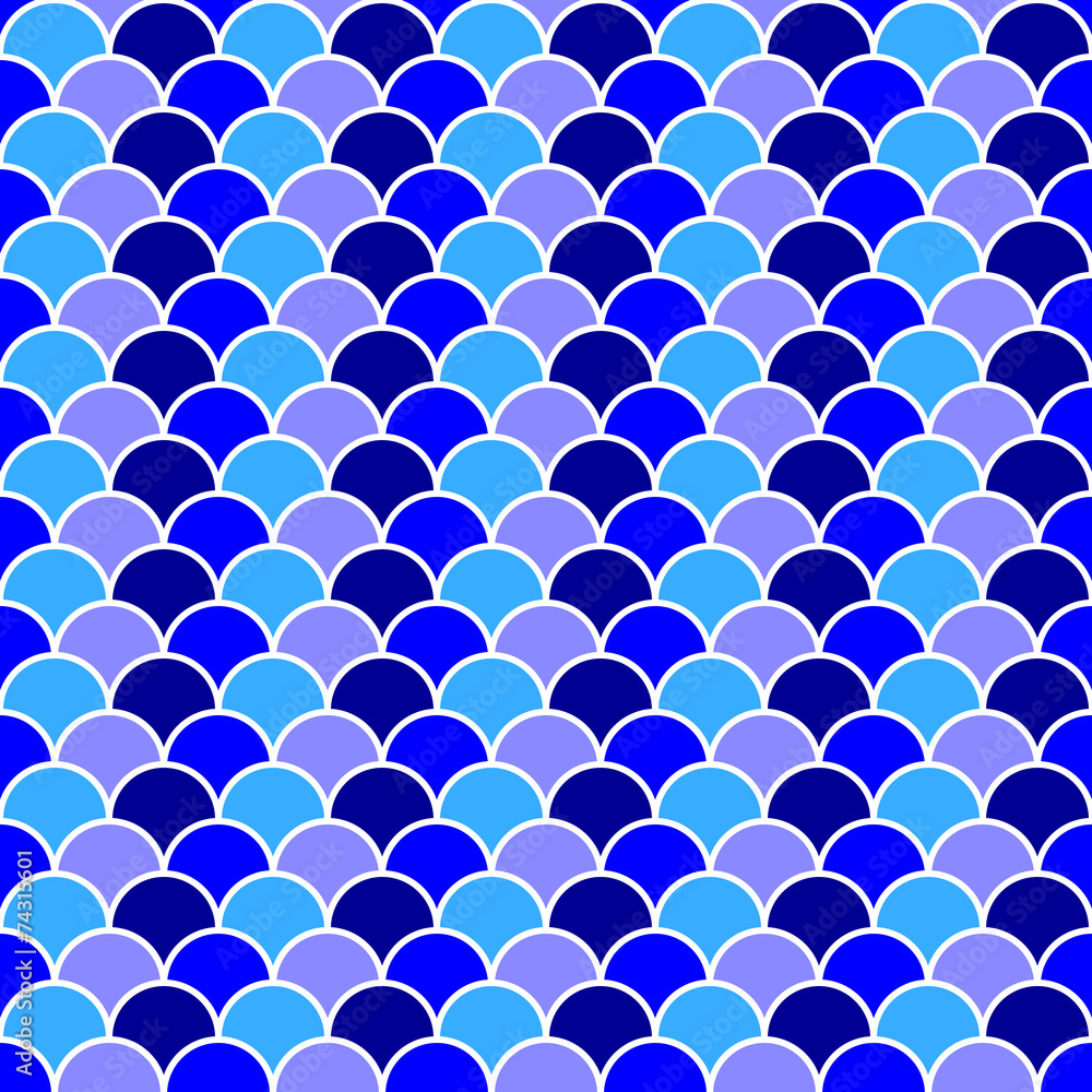 Seamless blue ocean wave pattern background Seamless blue ocean wave pattern background