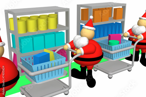 サンタの買い物