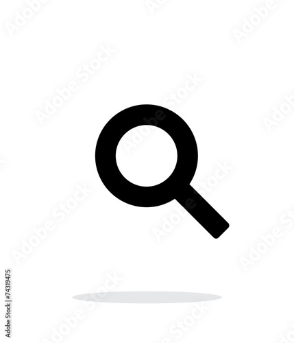 Magnifier icon on white background.