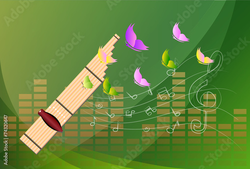 Thai musical instruments called "CAN",'Kh an',kind of reed mouth