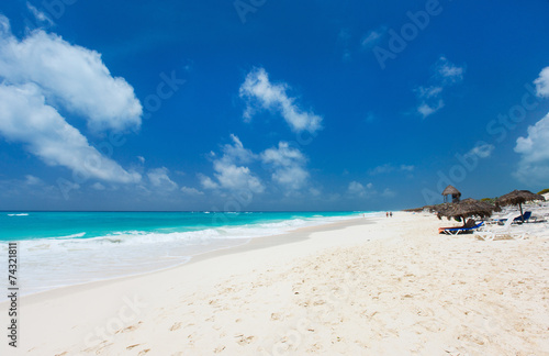 Photography Caribbean beach and sea
