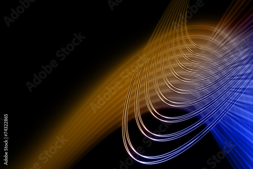 Futuristic wave background design with space for your text © Frank Rohde
