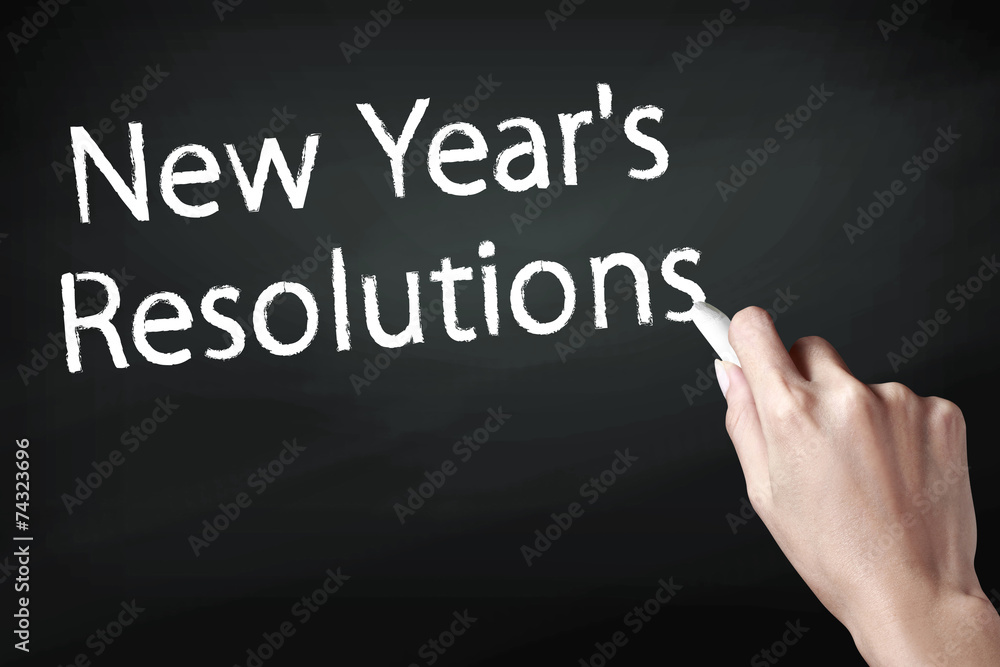 Fototapeta premium New year's resolutions