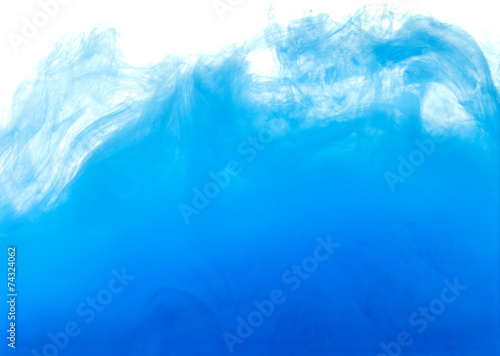blue color paint ink pigment splash