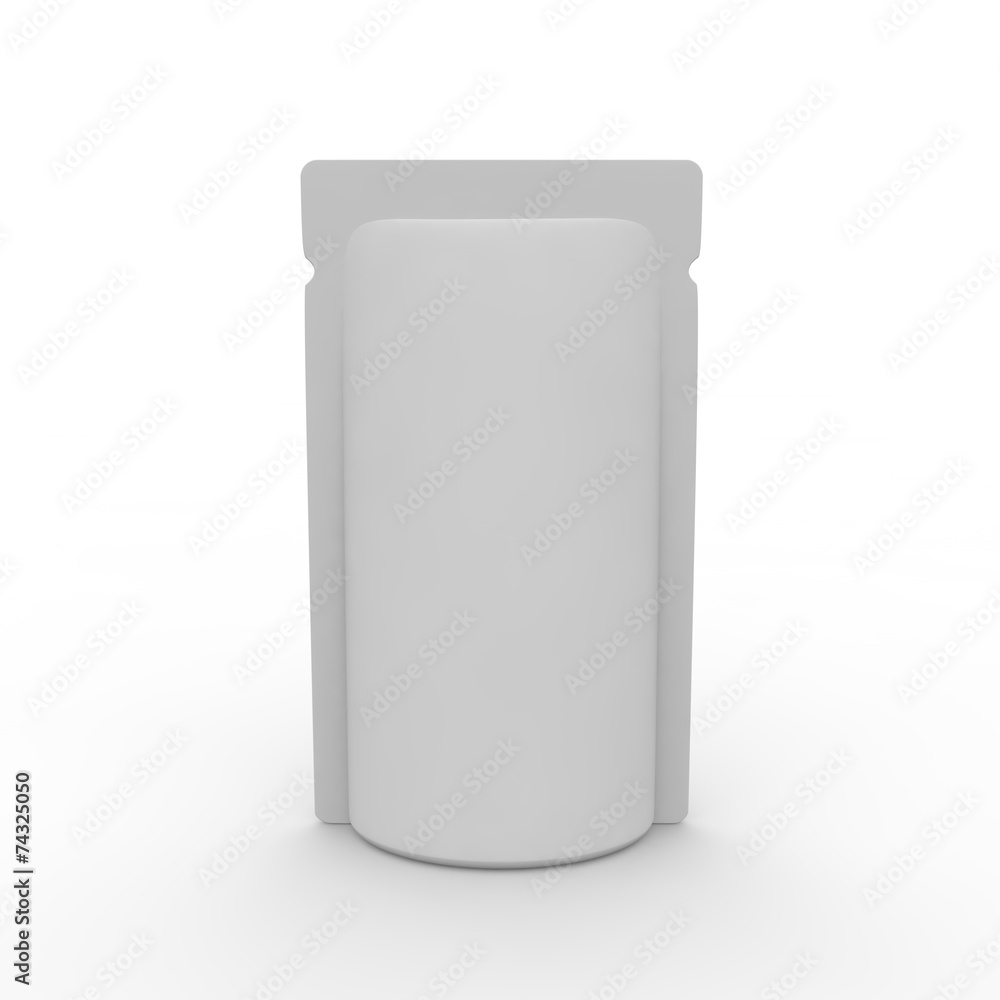 White tear package for liquids and food White tear package for liquids and food