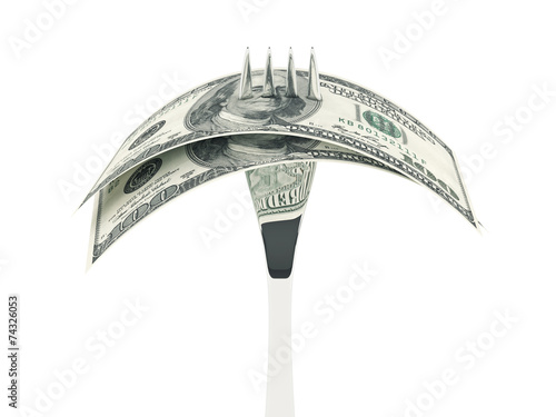 eating us dollar - concept of business success