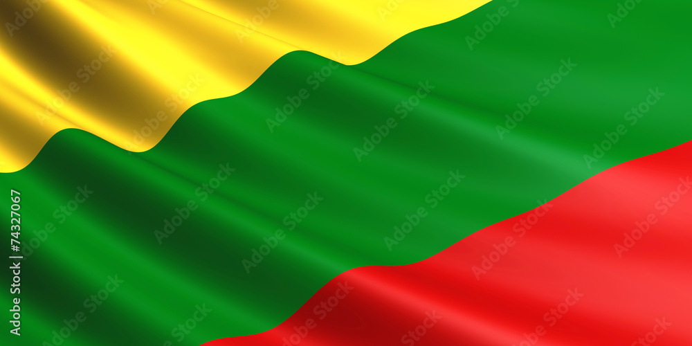 Lithuania flag. Lithuania flag.