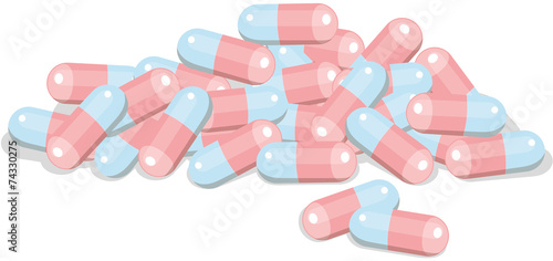 Drug pill pile
