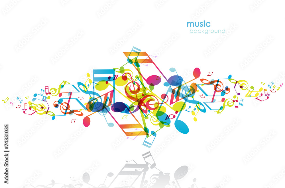 Obraz premium Abstract background with tunes.