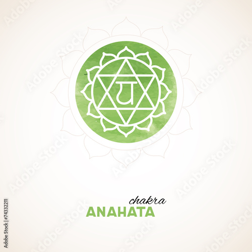 Color chakra watercolor design
