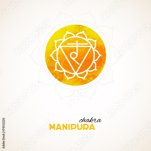 Color chakra watercolor design