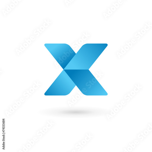 Letter X logo icon design template elements