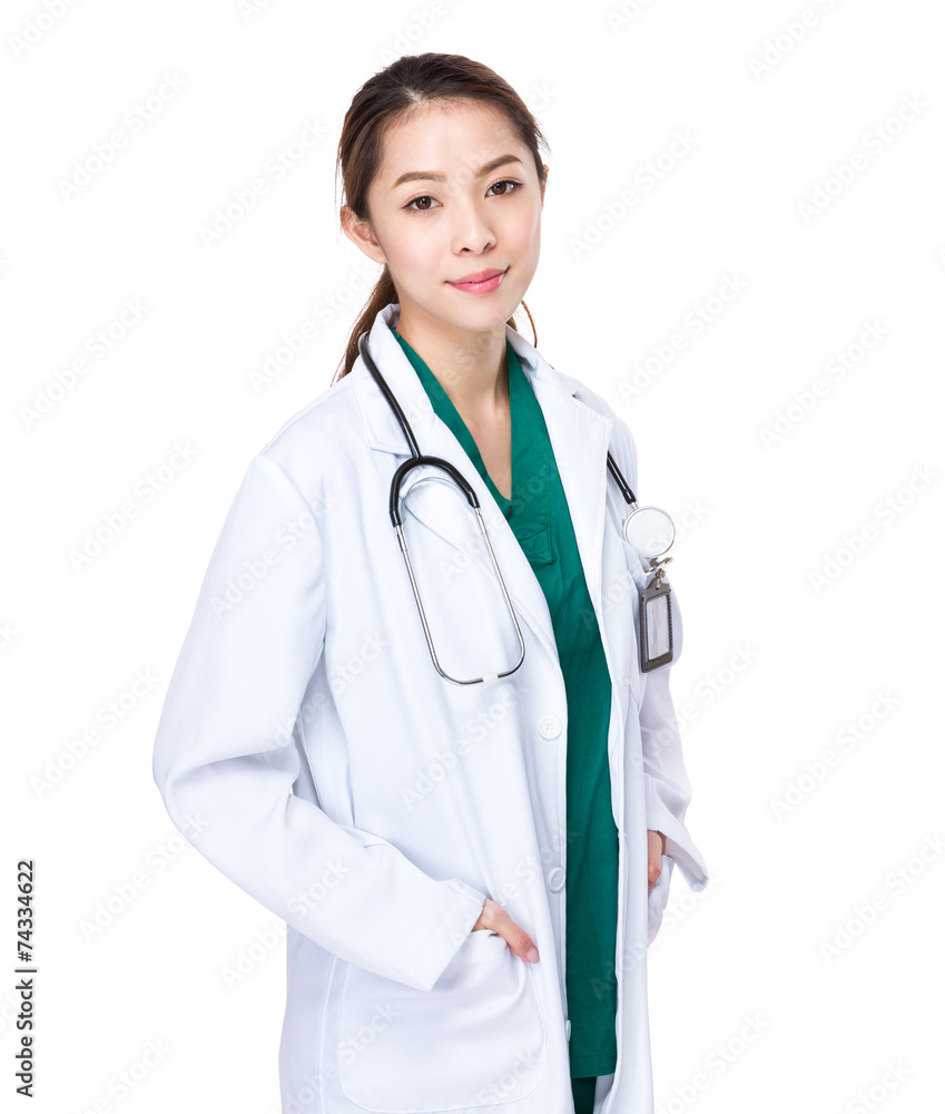 Doctor with gown
