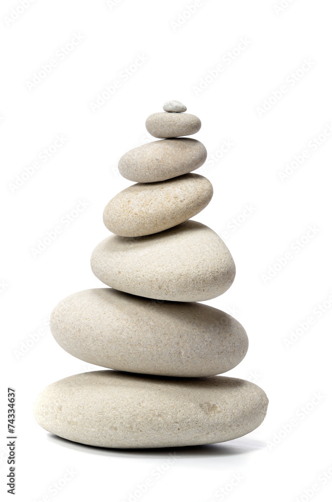 pile of stones isolated on white background pile of stones isolated on white background