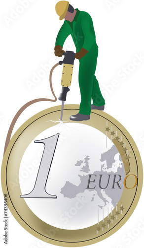 picconare l'euro