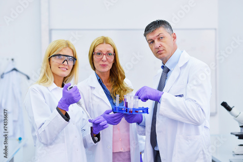 group of people working in the laboratory