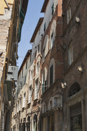 Lucca narrow street  Italy