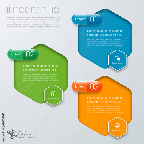 Infographics Web Banner & Label Design