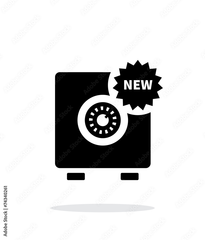 New strongbox icon on white background. New strongbox icon on white background.