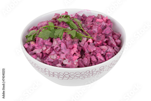beet with mayonnaise
