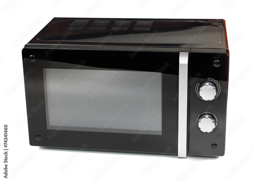 Obraz premium Microwave isolated on a white background