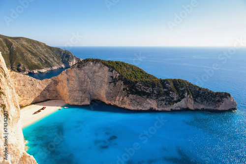 landscape of zante island