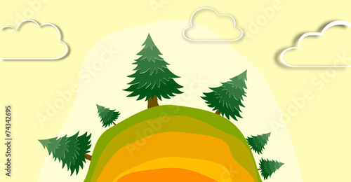 pine trees