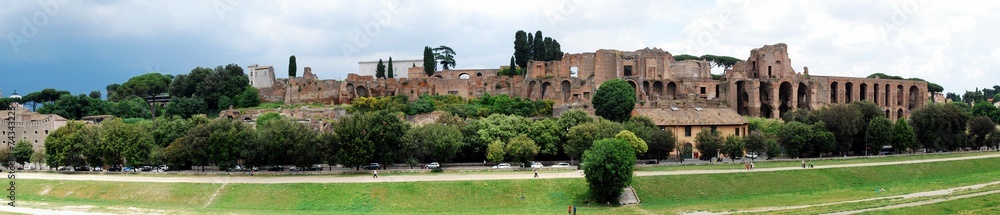 View of ruins in Rome city on May 31, 2014 View of ruins in Rome city on May 31, 2014