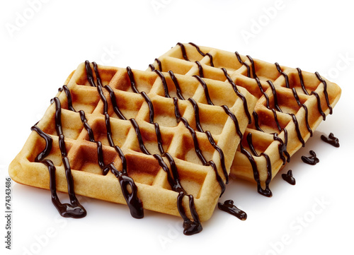 Belgian waffles photo