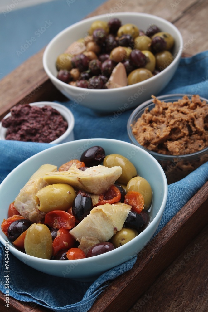 Fototapeta premium antipasto tappas selection