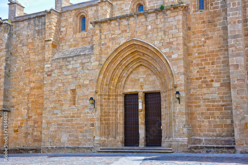 Concatedral de Cáceres, arte gótico, Extremadura, España © luisfpizarro