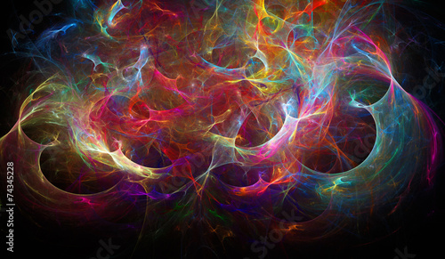 Abstract fractal background