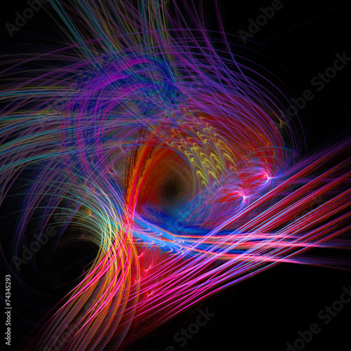 Abstract fractal background