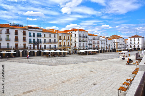 Plaza Mayor de Cáceres, Extremadura, España