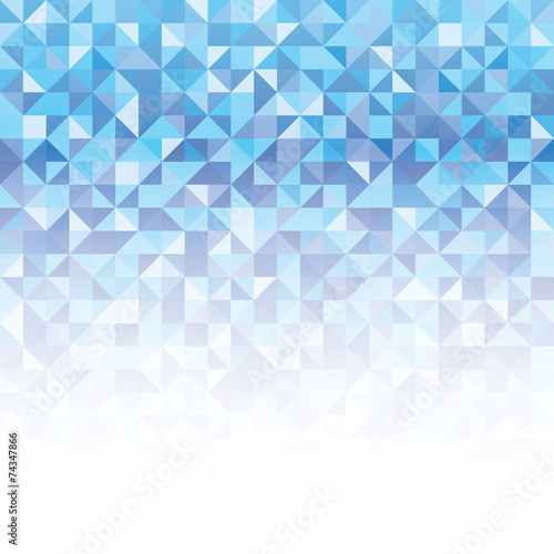 A blue abstract geometric vector background