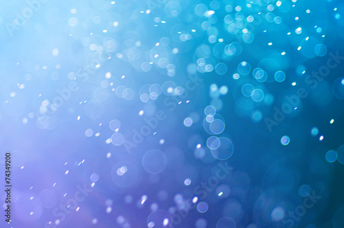 falling water drops, bokeh background