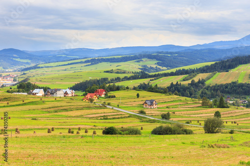 View from Spisz to The Tatra Mountains, Poland